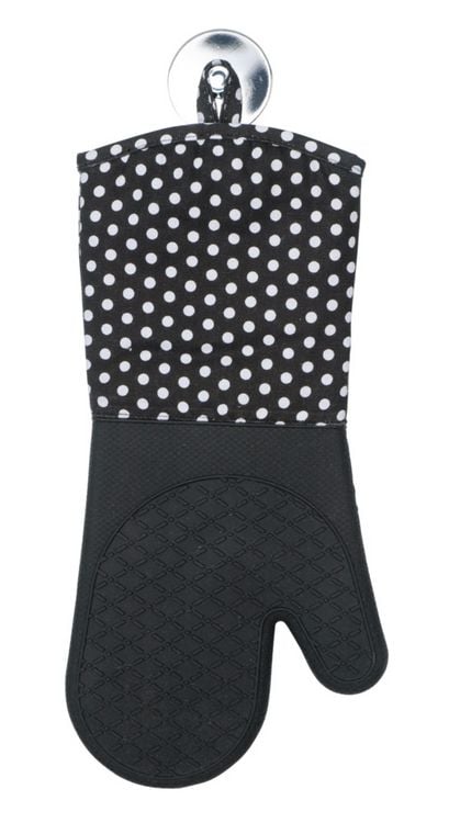 Produktbild: Topfhandschuhe Silikon Schwarz, 1 Paar