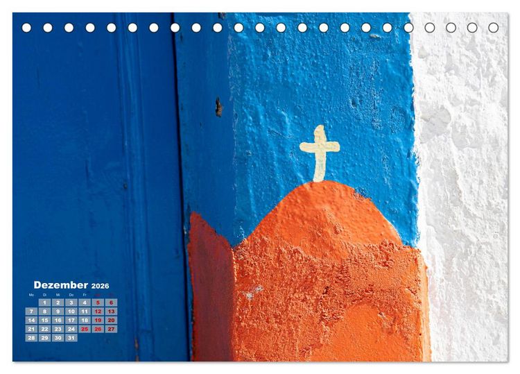Produktbild: Griechenland - wo die G&ouml;tter zuhause sind (Tischkalender 2026 DIN A5 quer), CALVENDO Monatskalender