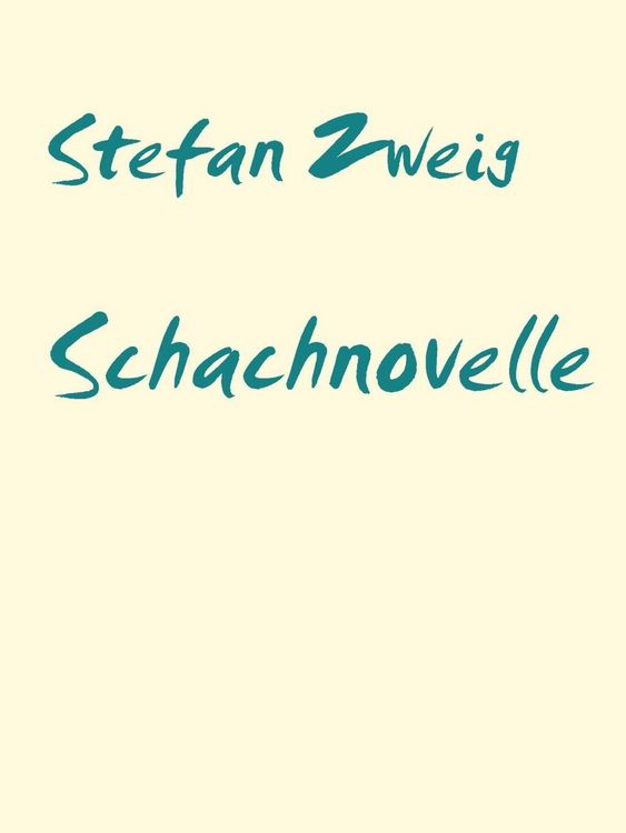 Produktbild: Schachnovelle