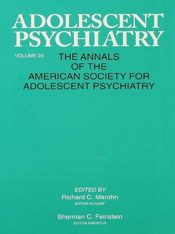 Produktbild: Adolescent Psychiatry, V. 20