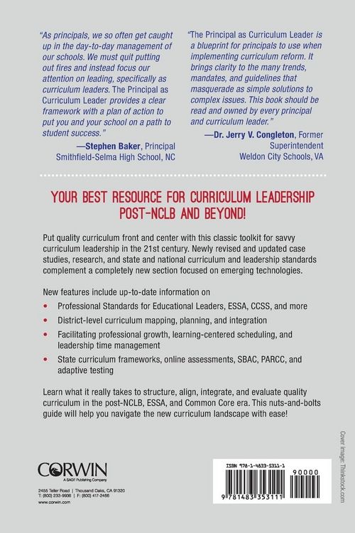 Produktbild: The Principal as Curriculum Leader