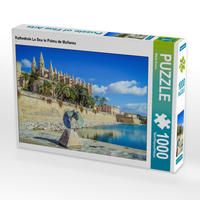 Produktbild: CALVENDO Puzzle Kathedrale La Seu in Palma de Mallorca | 1000 Teile Lege-Gr&ouml;&szlig;e 64x48cm Foto-Puzzle f&uuml;r gl&uuml;ckliche Stunden