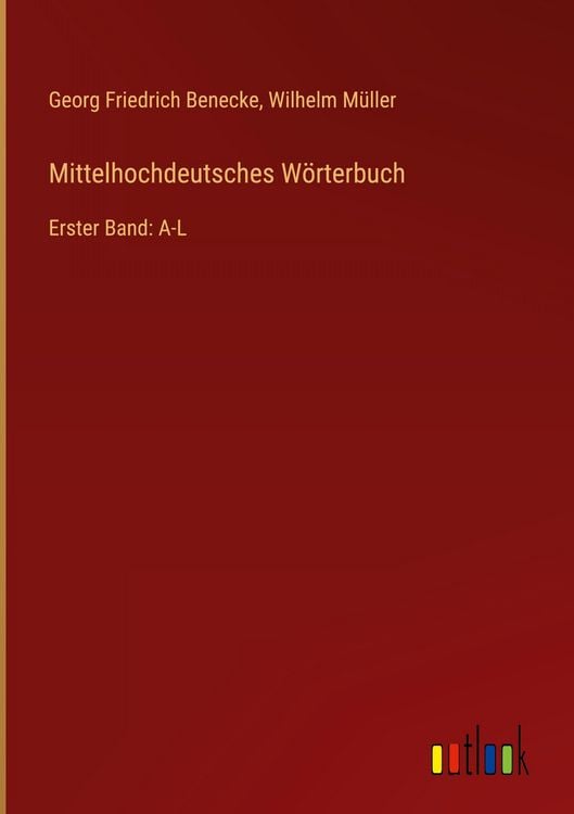 Produktbild: Mittelhochdeutsches W&ouml;rterbuch