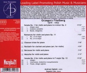 Produktbild: Gebski, A: S&auml;mtliche Werke f&uuml;r Violine und Klavier