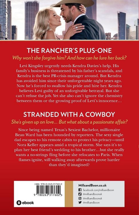 Produktbild: The Rancher's Plus-One / Stranded With A Cowboy