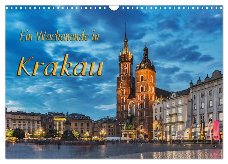 Produktbild: Ein Wochenende in Krakau (Wandkalender 2026 DIN A3 quer), CALVENDO Monatskalender