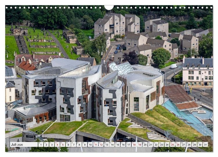 Produktbild: Wundersch&ouml;nes Edinburgh (Wandkalender 2026 DIN A3 quer), CALVENDO Monatskalender