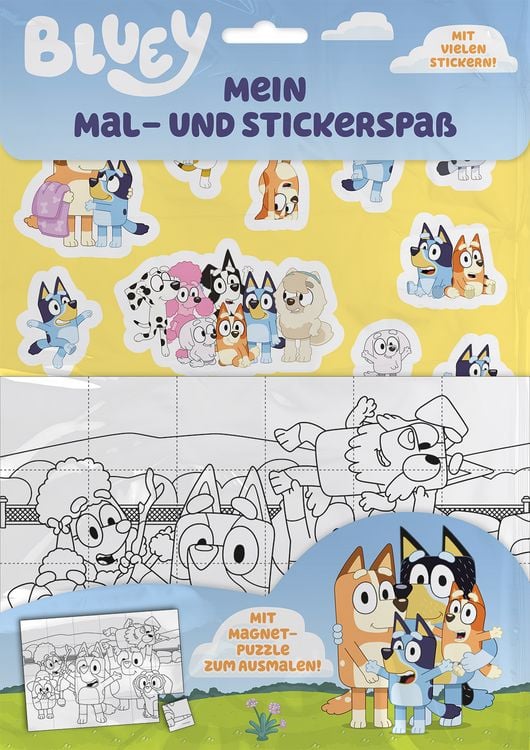 Produktbild: Bluey: Mein Mal- und Stickerspa&szlig;