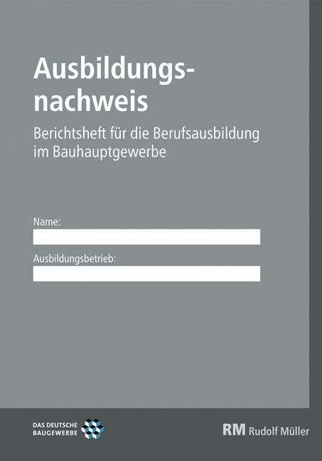 Produktbild: Ausbildungsnachweis Bauhauptgewerbe