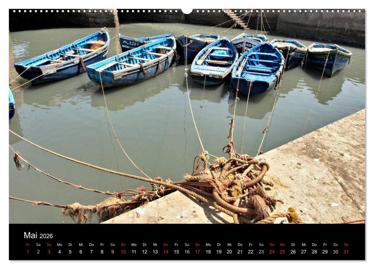 Produktbild: Essaouira. Marokko (hochwertiger Premium Wandkalender 2026 DIN A2 quer), Kunstdruck in Hochglanz
