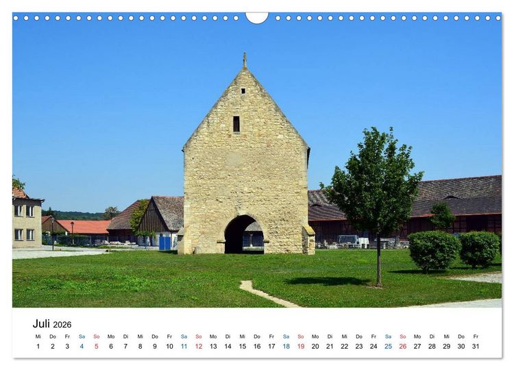 Produktbild: KLOSTER PFORTA (Wandkalender 2026 DIN A3 quer), CALVENDO Monatskalender