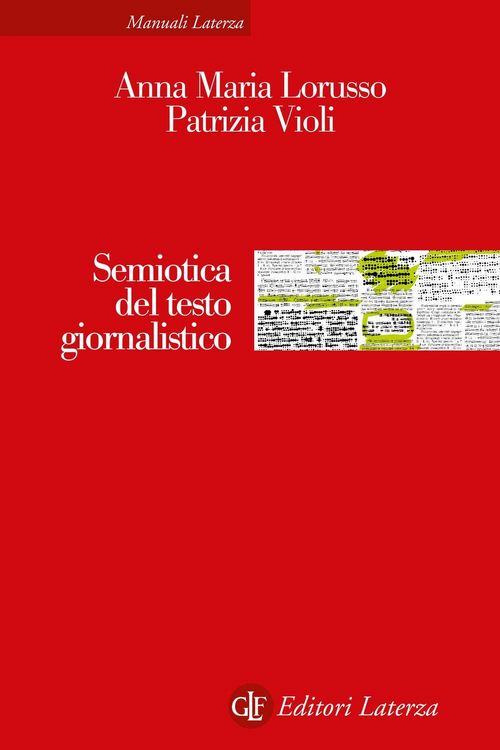Produktbild: Semiotica del testo giornalistico