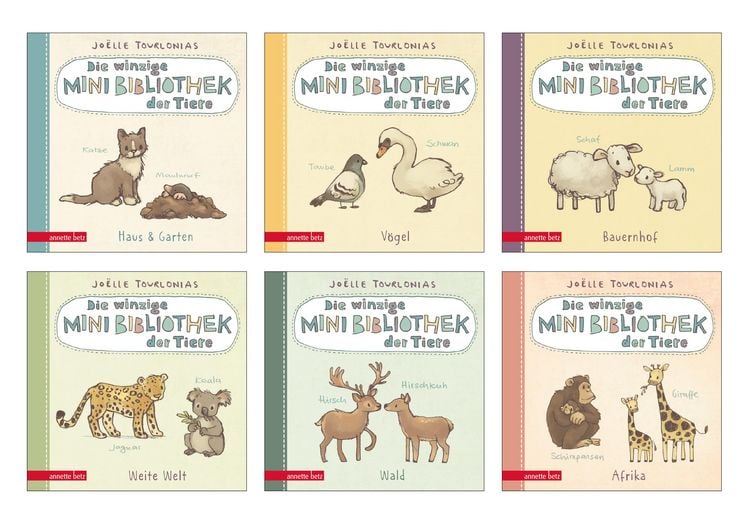 Produktbild: Die winzige Mini-Bibliothek der Tiere (Die Mini-Bibliothek der W&ouml;rter, Bd.)