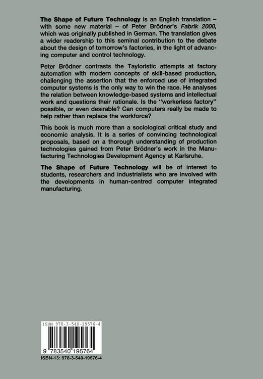 Produktbild: The Shape of Future Technology