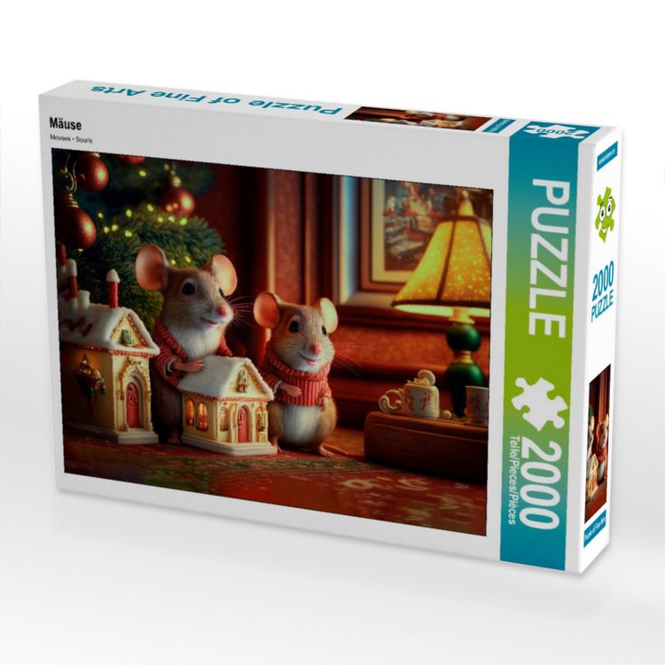 Produktbild: CALVENDO Puzzle Frohe Weihnachten | 2000 Teile Lege-Gr&ouml;&szlig;e 90x67cm Foto-Puzzle f&uuml;r gl&uuml;ckliche Stunden