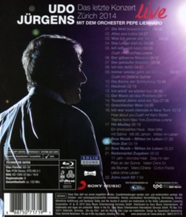 Das letzte Konzert-Zürich 2014 (Blu-Ray)