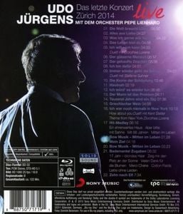 Produktbild: Udo J&uuml;rgens - Das letzte Konzert/Z&uuml;rich 2014
