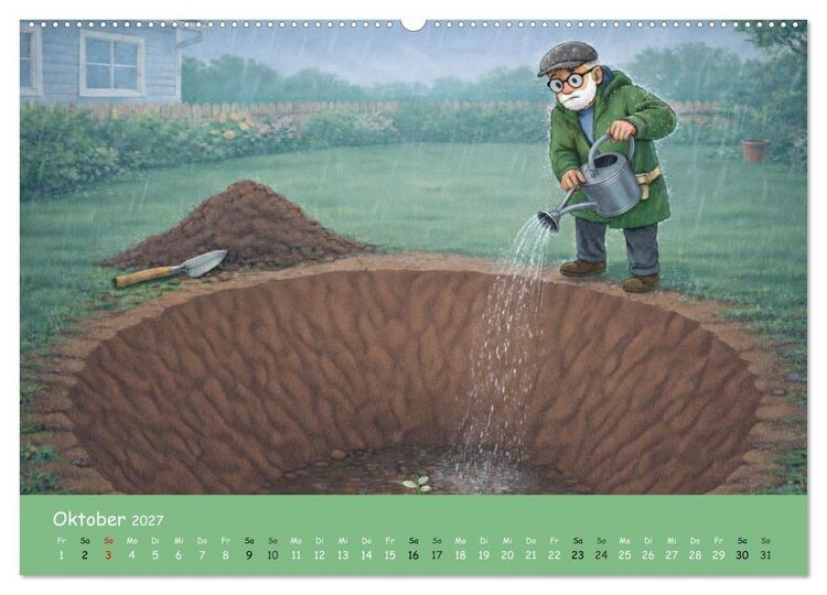 Produktbild: Ich bin noch nicht fertig - Opa Edition (hochwertiger Premium Wandkalender 2027 DIN A2 quer), Kunstdruck in Hochglanz