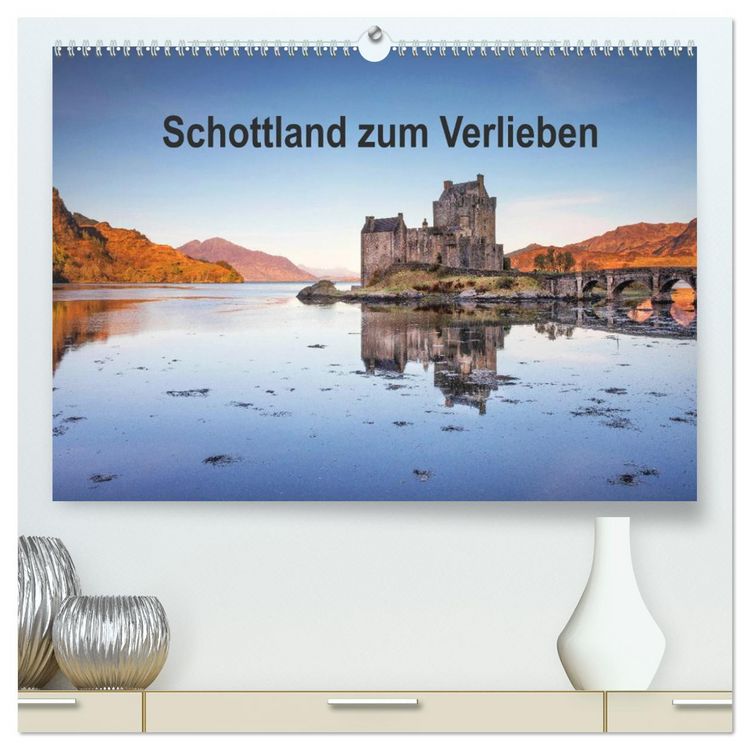 Produktbild: Schottland zum Verlieben (hochwertiger Premium Wandkalender 2026 DIN A2 quer), Kunstdruck in Hochglanz