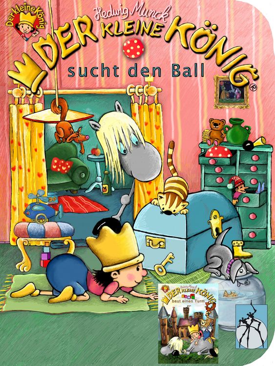 Produktbild: Der kleine K&ouml;nig sucht den Ball / baut einen Turm