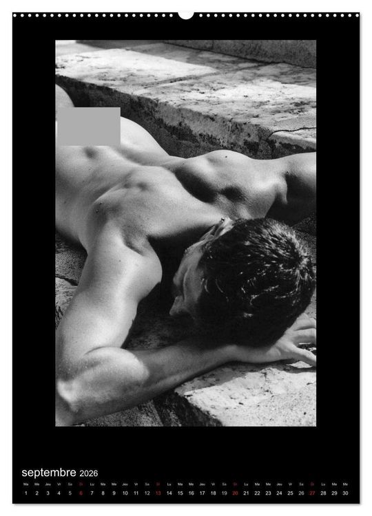Produktbild: Au Masculin (Calendrier mural 2026 DIN A2 horizontal) calendrier de bureau