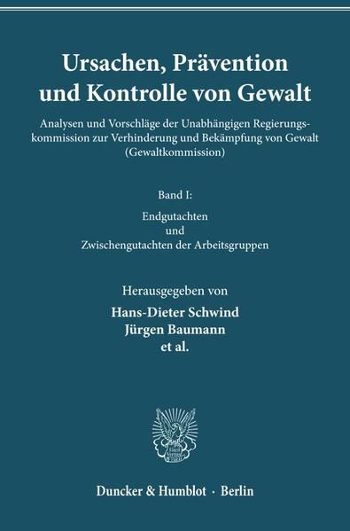 Produktbild: Ursachen, Pr&auml;vention und Kontrolle von Gewalt.