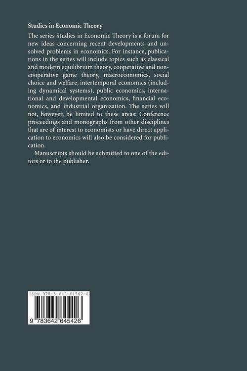 Produktbild: Dynamic Economic Theory