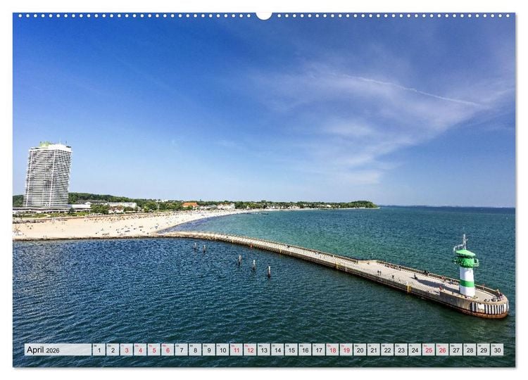 Produktbild: Ostseebilder (hochwertiger Premium Wandkalender 2026 DIN A2 quer), Kunstdruck in Hochglanz