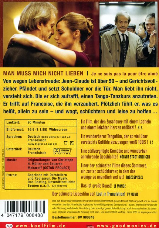 Produktbild: Man muss mich nicht lieben
