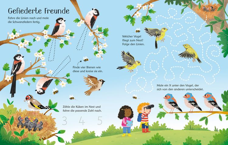Produktbild: Mein Wisch-und-weg-Buch: Im Fr&uuml;hling