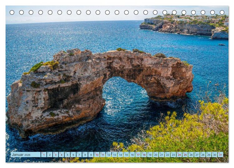 Produktbild: Mallorcas Ostk&uuml;sten-Momente (Tischkalender 2026 DIN A5 quer), CALVENDO Monatskalender