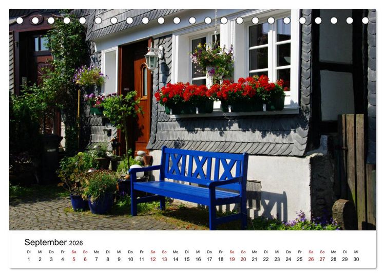 Produktbild: Velbert - Stadt der Schl&ouml;sser und Beschl&auml;ge (Tischkalender 2026 DIN A5 quer), CALVENDO Monatskalender
