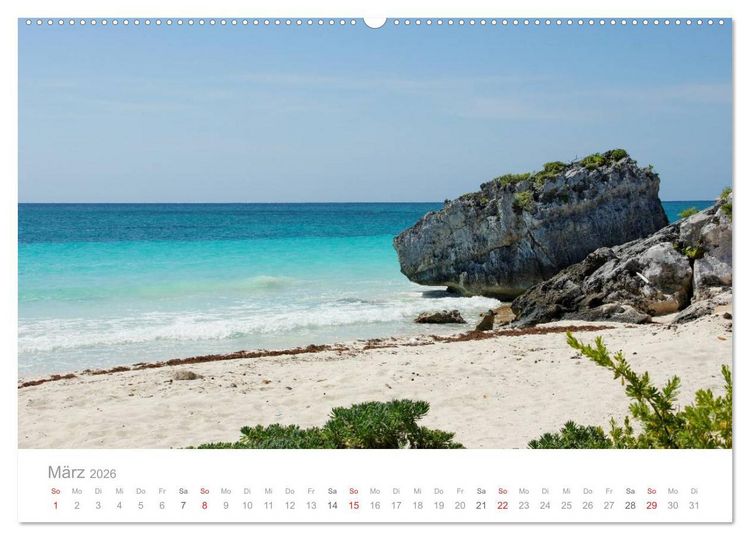 Produktbild: Tulum - Mexico (Wandkalender 2026 DIN A2 quer), CALVENDO Monatskalender