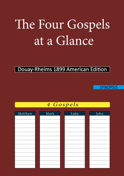 Produktbild: The Four Gospels at a Glance