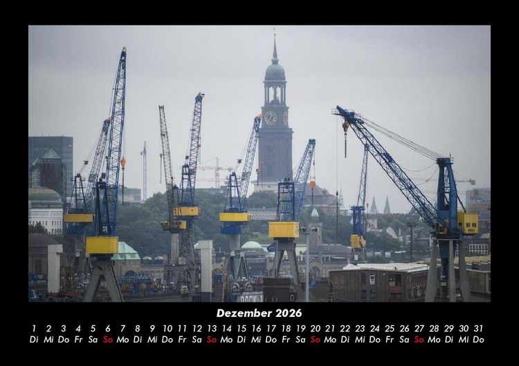 Produktbild: Hamburgs Sch&ouml;nheit 2026 Fotokalender DIN A3