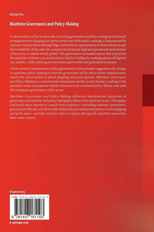 Produktbild: Maritime Governance and Policy-Making