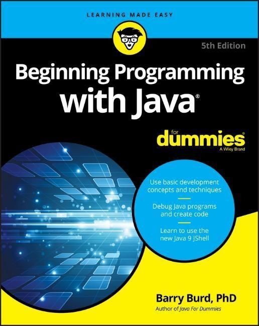 Produktbild: Beginning Programming with Java For Dummies