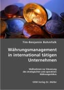 Produktbild: W&auml;hrungsmanagement in international t&auml;tigen Unternehmen
