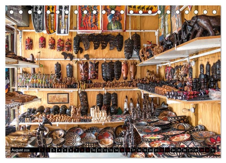 Produktbild: S&uuml;dafrika - Urlaubsimpressionen (Tischkalender 2026 DIN A5 quer), CALVENDO Monatskalender