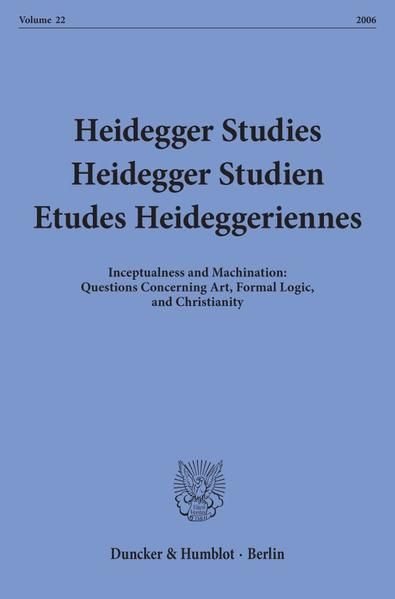 Produktbild: Heidegger Studies - Heidegger Studien - Etudes Heideggeriennes.