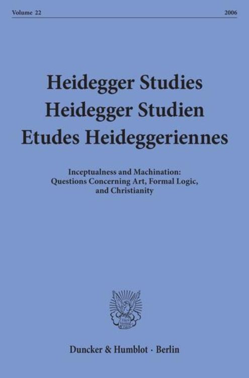 Produktbild: Heidegger Studies - Heidegger Studien - Etudes Heideggeriennes.