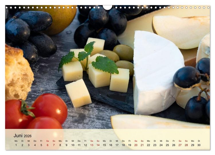 Produktbild: Jeden Monat lecker (Wandkalender 2026 DIN A3 quer), CALVENDO Monatskalender