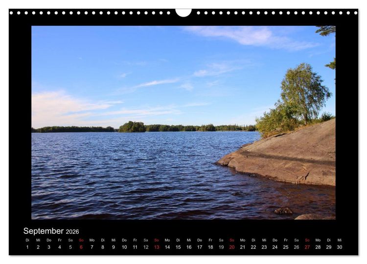 Produktbild: Schweden 2026 (Wandkalender 2026 DIN A3 quer), CALVENDO Monatskalender