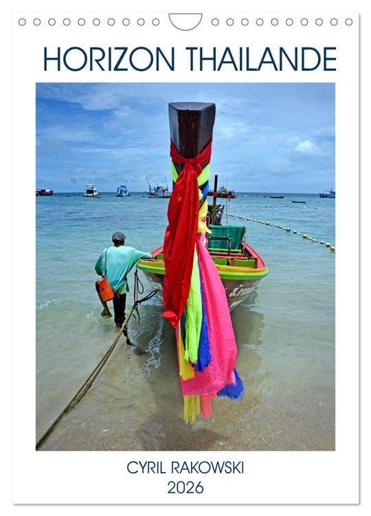 Produktbild: HORIZON THAILANDE (Calendrier mural 2026 DIN A4 horizontal), CALVENDO calendrier mensuel