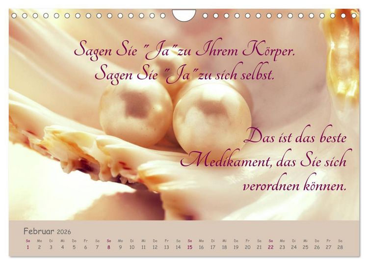 Produktbild: Innere Perlen (Wandkalender 2026 DIN A4 quer), CALVENDO Monatskalender