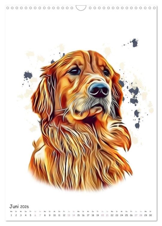 Produktbild: S&uuml;&szlig;e Hunde (Wandkalender 2026 DIN A3 hoch), CALVENDO Monatskalender