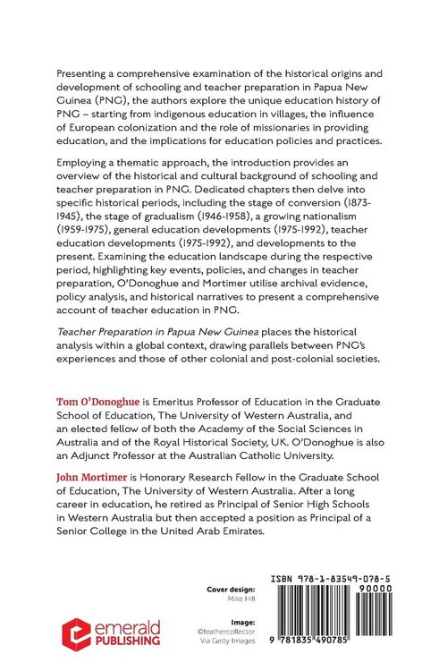 Produktbild: Teacher Preparation in Papua New Guinea