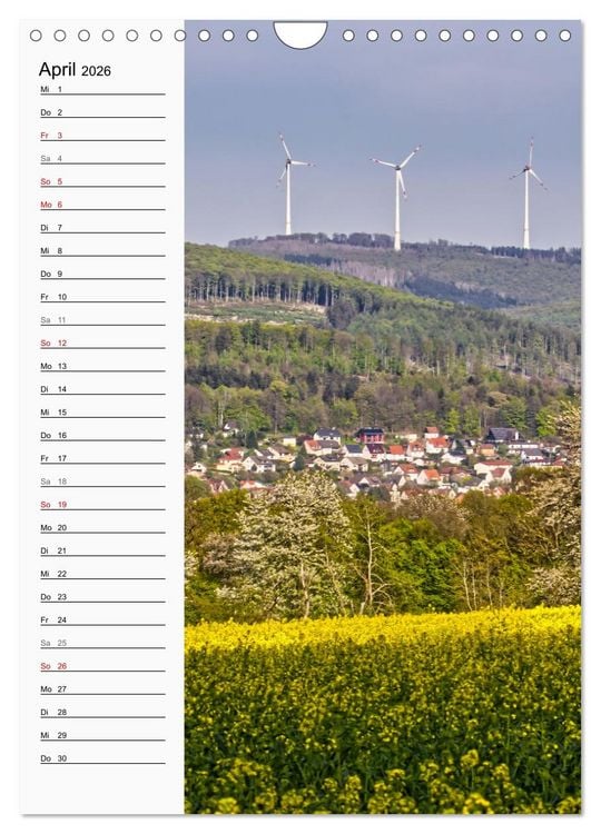 Produktbild: Nieste, Kleinod am Kaufunger Wald (Wandkalender 2026 DIN A4 hoch), CALVENDO Monatskalender