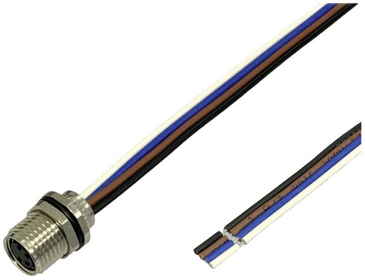 Produktbild: BKL Electronic 2701011 Sensor/Aktor Einbaubuchse M8 0.2m Polzahl Sensoren: 4.5 1St.