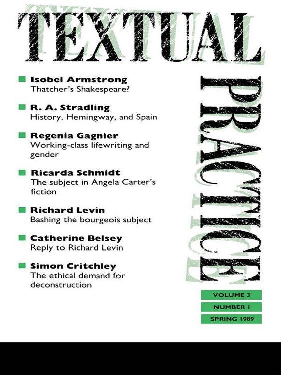 Produktbild: Textual Practice